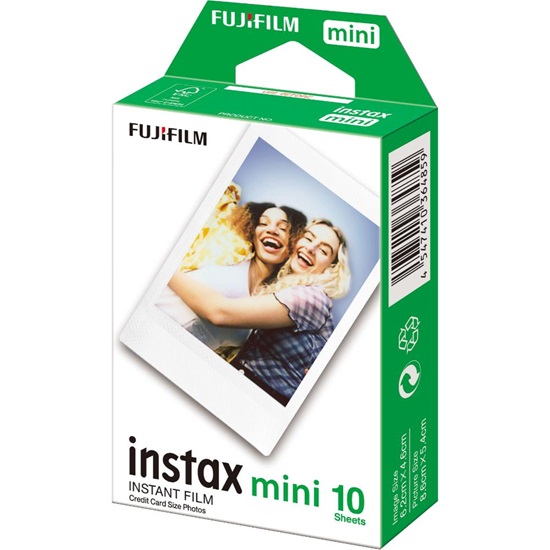 Fujifilm Color Instax Mini Instant Φιλμ (10 Exposures) White (16567816) (FJM16567816)-FJM16567816
