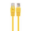 Gembird Patchcord RJ45 Potted Cover CAT. 5e UTP 2m Yellow (PP12-2M/Y) (GEMPP12-2M/Y)-GEMPP12-2M/Y