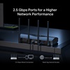 Mercusys BE3600 Dual Band Wi-Fi 7 Router 2.5GE (MR27BE) (MERMR27BE)-MERMR27BE