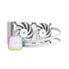 Corsair iCUE H100i RGB ELITE Liquid CPU Cooler - white 277mm x 120mm x 27mm radiator (CW-9060078-WW) (CORCW-9060078-WW)-CORCW-9060078-WW