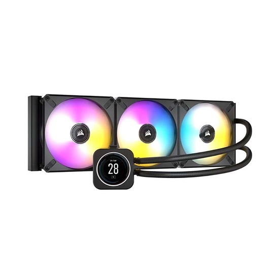 Corsair iCUE LINK H170i LCD AIO 420mm Radiator Liquid CPU Cooler 457mm x 140mm x 27mm radiator (CW-9061009-WW) (CORCW-9061009-WW)-CORCW-9061009-WW