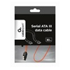 Gembird Cc-SATAm-data-0.3m SATA Data Iii (6gb/s) Drive Cable 30cm Metal Latches Red (CC-SATAM-DATA-0.3M) (GEMCC-SATAM-DATA-0.3M)-GEMCC-SATAM-DATA-0.3M