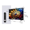 TCL 4K QLED PRO TV with Google TV and Game Master 3.0 Dolby Atmos 50'' (50C655) (TCL50C655)-TCL50C655