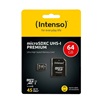 Intenso microSDXC Card 64GB Premium Class 10 U1 (3423490) (NSO3423490)-NSO3423490