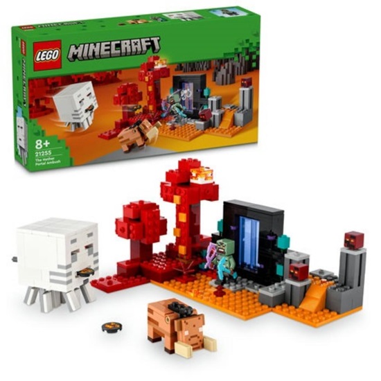 Lego Minecraft Nether Portal Ambush (21255) (LGO21255)-LGO21255