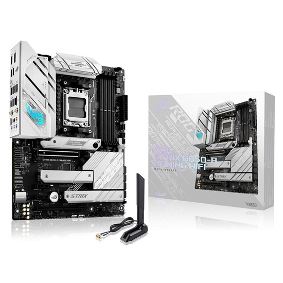 ASUS ROG STRIX B650-A GAMING WIFI AMD B650 Socket AM5 ATX (90MB1BP0-M0EAY0) (ASU90MB1BP0-M0EAY0)-ASU90MB1BP0-M0EAY0