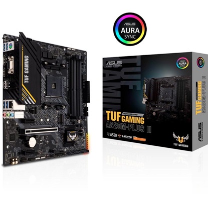 ASUS TUF GAMING A520M-PLUS II AMD A520 Socket AM4 micro ATX (90MB17G0-M0EAY0) (ASU90MB17G0-M0EAY0)-ASU90MB17G0-M0EAY0