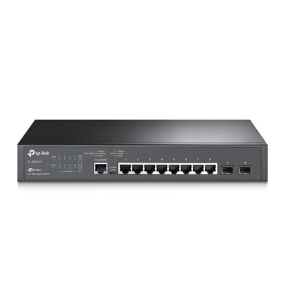 TP-LINK JetStream™ 8-Port Gigabit L2+ Managed Switch with 2 SFP Slots(TL-SG3210) (TPTL-SG3210)-TPTL-SG3210
