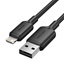 VENTION USB 2.0 A Male to Lightning Male 2.4A Cable 1M Black PVC Type (LAMBF) (VENLAMBF)-VENLAMBF