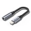 Vention Cotton Braided Lightning Male to 3.5MM Earphone Jack Adapter Aluminum Alloy Type (BMBHA) (VENBMBHA)-VENBMBHA