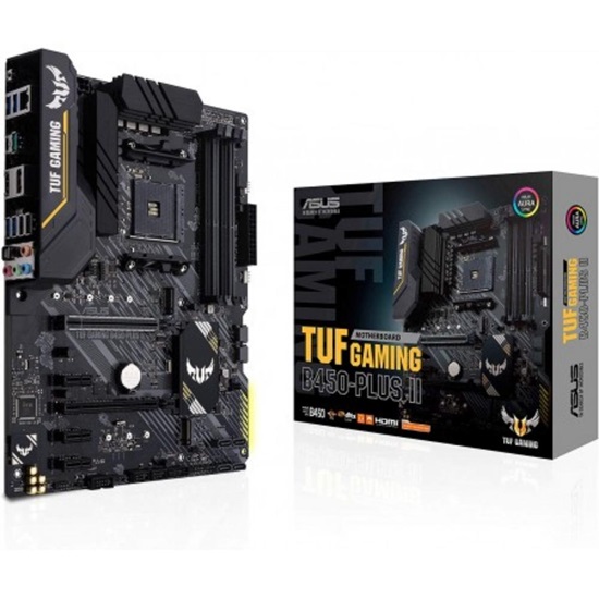 ASUS TUF GAMING B450-PLUS II AMD B450 Socket AM4 ATX (90MB1650-M0EAY0) (ASU90MB1650-M0EAY0)-ASU90MB1650-M0EAY0