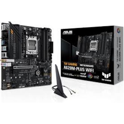 ASUS TUF GAMING A620M-PLUS WIFI AMD A620 Socket AM5 micro ATX (90MB1F00-M0EAY0) (ASU90MB1F00-M0EAY0)-ASU90MB1F00-M0EAY0