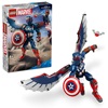 Lego Marvel Super Heroes New Captain America Construction Figure (76296) (LGO76296)-LGO76296