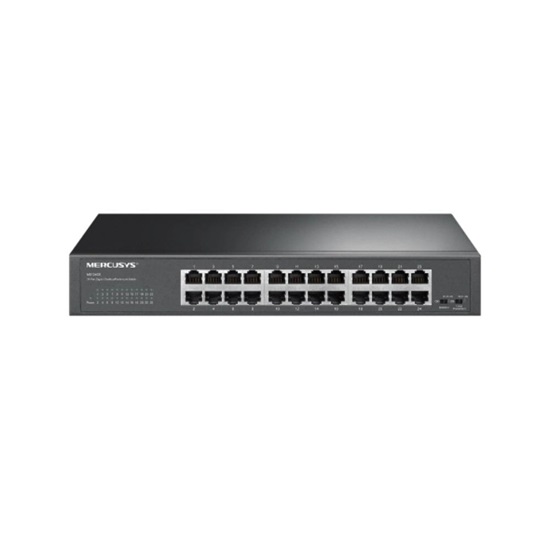 Mercusys 24-port Steel Case Gigabit Switch (MS124GS) (MERMS124GS)-MERMS124GS