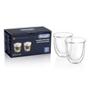 De'Longhi Σετ Ποτήρια Γυάλινα Διάφανα 190ml 2τμχ (5513214601) (DLG5513214601)-DLG5513214601