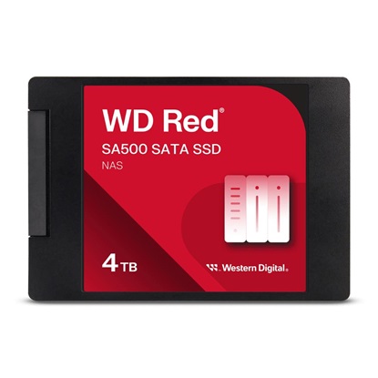 Western Digital Δίσκος SSD Red 4TB SATA-6Gb (WDS400T2R0A)-WDS400T2R0A