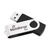MediaRange USB 2.0 Flash Drive 4GB (Black/Silver) (MR907)-MR907
