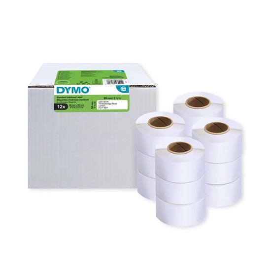 Ταινία Ετικετογράφου DYMO Address Label 12 Pieces (2093091) (DYM99010)-DYM99010
