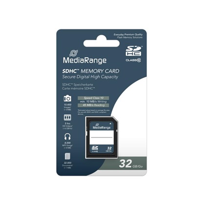 MediaRange SDHC Class 10 32 GB (High Capacity) (MR964)-MR964