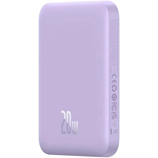 Baseus Powerbank mini 6000 mAh 20W purple (P10059002513-00) (BASP10059002513-00)-BASP10059002513-00