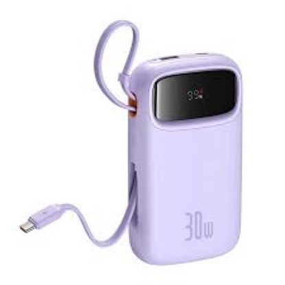 Baseus QPow 2 20000mAh 30W 2xUSB-C powerbank purple (P10055009513-00) (BASP10055009513-00)-BASP10055009513-00
