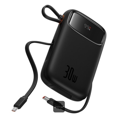 Baseus Powerbank QPow 2 20000mAh 30W 2xUSB-C black (P10055009113-00) (BASP10055009113-00)-BASP10055009113-00
