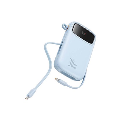 Baseus Powerbank QPow 2 10000mAh 30W 2xUSB-C blue (P10055008313-00) (BASP10055008313-00)-BASP10055008313-00