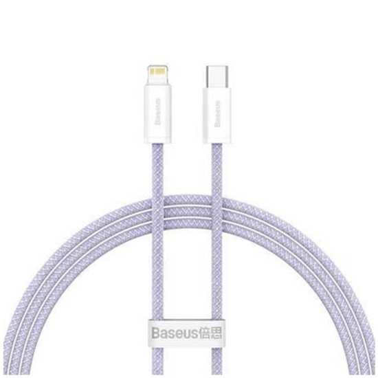 Baseus Καλώδιο USB-C σε Lightning Dynamic 2 Series, 20W, 2m Λιλά (CALD040305) (BASCALD040305)-BASCALD040305