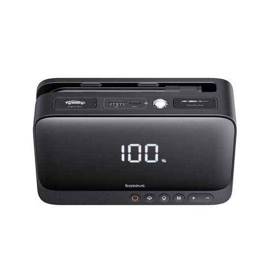 Baseus Εκκινητής Μπαταρίας Αυτοκινήτου/Powerbank Super Energy 600A Μαύρο (C00245902111-00) (BASC00245902111-00)-BASC00245902111-00