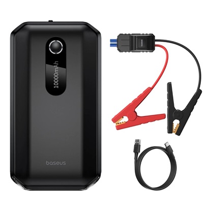Baseus Jump Starter Super Energy 10000mAh 1000A Bl (C00245501113-00) (BASC00245501113-00)-BASC00245501113-00