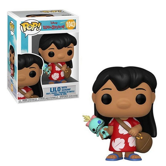 Funko Pop! Animation: Lilo & Stitch - Lilo with Scrump #1043 (FNK56149)-FNK56149