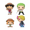 Funko Pop! Animation: One Piece - Straw Hat Crew 4 Pack Exclusive (FNK44727)-FNK44727