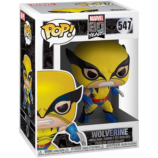 Funko Pop! Heroes: Marvel 80 Years - Wolverine #547 (FNK41551)-FNK41551