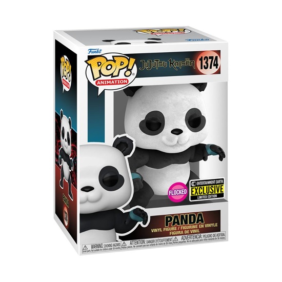 Funko Pop! Animation: Jujutsu Kaisen - Panda #1374 Flocked Special Edition (FNK37883)-FNK37883
