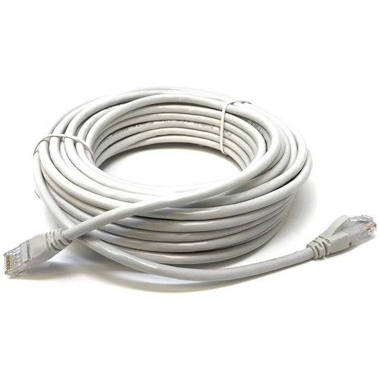 Gembird Patchcord RJ45 Potted Cover CAT. 5e UTP 20m Gray (PP12-20M) (GEMPP12-20M)-GEMPP12-20M