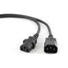 Gembird Pc-189-vde Cable (C13 / Iec C13 / Iec 320 C13 - C14 ; 1 8m; Black) (PC-189-VDE) (GEMPC-189-VDE)-GEMPC-189-VDE