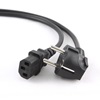 Cablexpert Schuko - IEC C13 Cable 3m Μαύρο (PC-186-VDE-3M) (GEMPC-186-VDE-3M)-GEMPC-186-VDE-3M