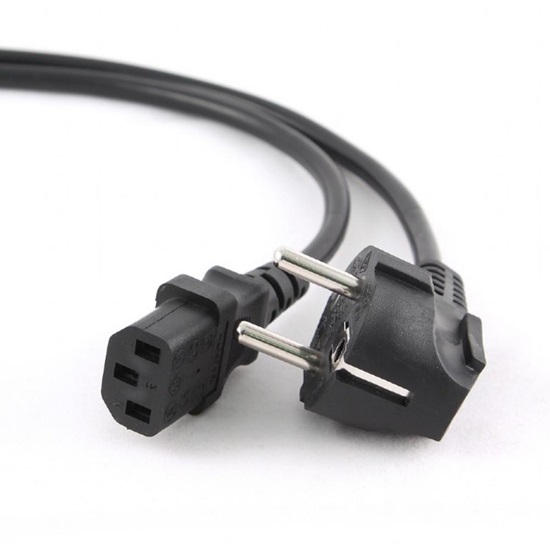 Cablexpert Schuko - IEC C13 Cable 3m Μαύρο (PC-186-VDE-3M) (GEMPC-186-VDE-3M)-GEMPC-186-VDE-3M