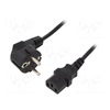 Gembird Pc-186 Cable (C13 / Iec C13 / Iec 320 C13 - Schuko ; 1 8m; Black) (PC-186) (GEMPC-186)-GEMPC-186