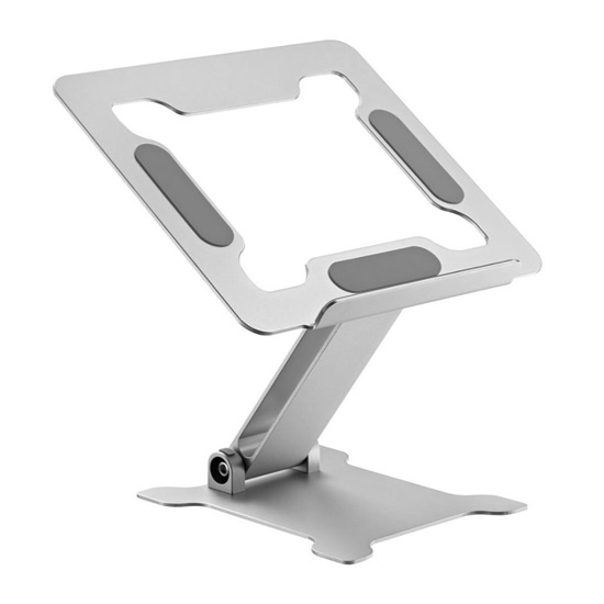 Gembird Foldable Notebook Stand Silver (NBS-D1-03) (GEMNBS-D1-03)-GEMNBS-D1-03