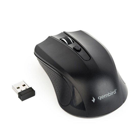 Gembird Musw-4b-04 Mouse (Optical; 1600 Dpi; Black) (MUSW-4B-04) (GEMMUSW-4B-04)-GEMMUSW-4B-04