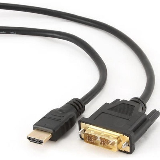 Gembird Cc-HDMI-DVI-10 HDMI DVI-dm Cable (18+1) 3m (CC-HDMI-DVI-10) (GEMCC-HDMI-DVI-10)-GEMCC-HDMI-DVI-10