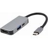 Gembird Hub USB-C Pd HDMI USB 3.1 (A-CM-COMBO3-02) (GEMA-CM-COMBO3-02)-GEMA-CM-COMBO3-02