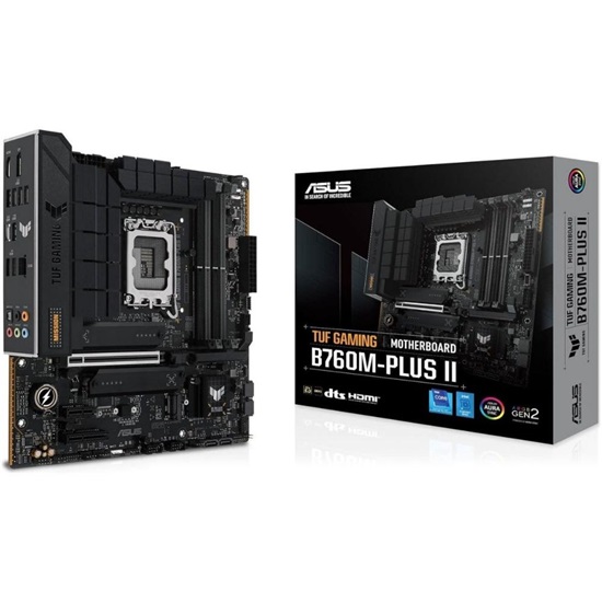 ASUS TUF GAMING B760M-PLUS II Intel B760 LGA 1700 micro ATX (90MB1HD0-M0EAY0) (ASU90MB1HD0-M0EAY0)-ASU90MB1HD0-M0EAY0