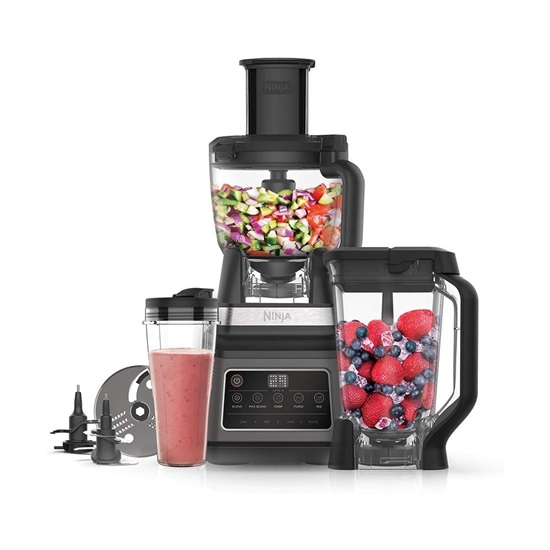 Ninja Multifunctional Food Processor 1200W 1.8lt Black (BN800EU) (SNIBN800EU)-SNIBN800EU