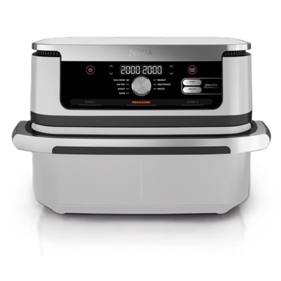 Ninja Double Air Fryer 10.4L 2470W White (AF500EUWH) (SNIAF500EUWH)-SNIAF500EUWH