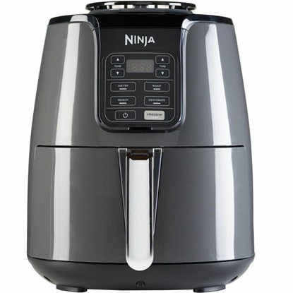 Ninja 4-Quart Air Fryer 3.8lt Silver (AF100EU) (SNIAF100EU)-SNIAF100EU