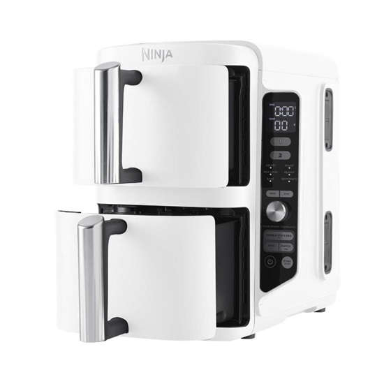 Ninja Double Air Fryer 9.5lt White (SL400EUWH) (SNISL400EUWH)-SNISL400EUWH
