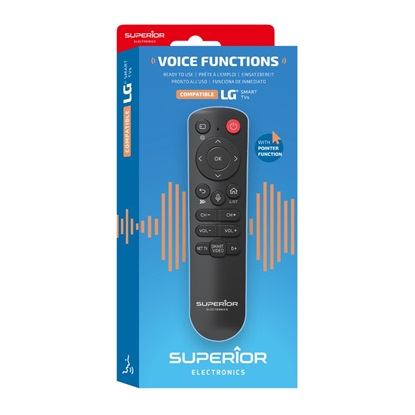 Superior Τηλεχειριστήριο Αντικατάστασης για LG με Voice Control - Plug & Play (SUPTBB001) (SPRSUPTBB001)-SPRSUPTBB001
