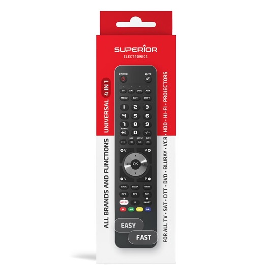 Superior Προγραμματιζόμενο Τηλεχειριστήριο Freedom USB 4in1 Black (SUPTUB003) (SPRSUPTUB003)-SPRSUPTUB003